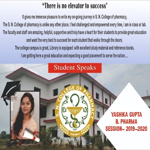 Yashika Gupta, B.Pharma